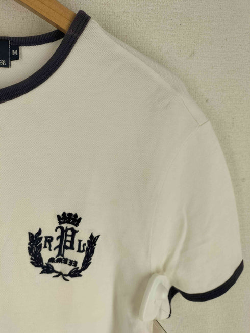 ポロバイラルフローレン Polo by RALPH LAUREN ヘンリーネック ロゴ刺繍 月桂樹 鹿の子 ナンバリングカットソー メンズ JPN:M