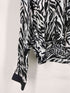FAITH OLD ゼブラ柄 ジップアップQ レーヨンQ シャツジャケット メンズ import:XL