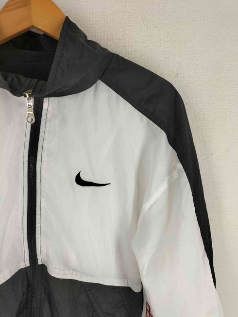 ナイキ NIKE 90S 白タグ SWOOSH ジップアップ ナイロンジャケット メンズ JPN:M