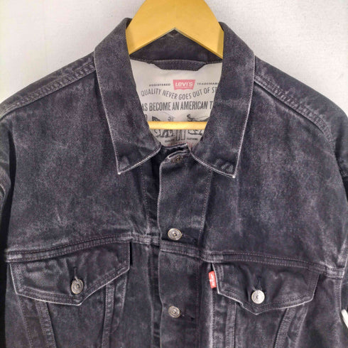 リーバイス Levis 刻印B17 ユーロ 3RD TYPE ブラックデニム トラッカージャケット メンズ