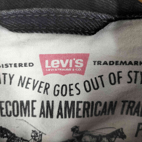 リーバイス Levis 刻印B17 ユーロ 3RD TYPE ブラックデニム トラッカージャケット メンズ