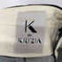 ケイオブクリッツィア K of KRIZIA ウール100 2タックセンタープレスワイドスラックス メンズ ウエスト88