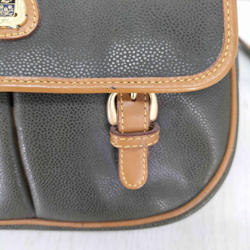 ランセル LANCEL パイピングレザーポシェット ショルダーバッグ レディース