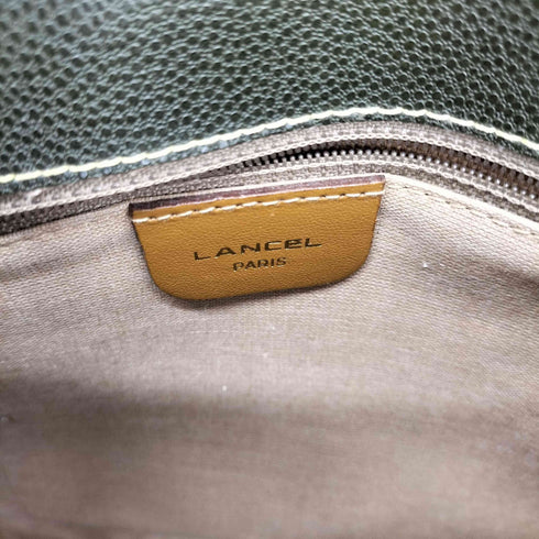 ランセル LANCEL パイピングレザーポシェット ショルダーバッグ レディース