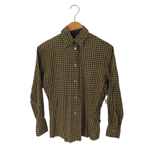 バーニーズニューヨーク BARNEYS NEWYORK 総柄L/Sシャツ レディース