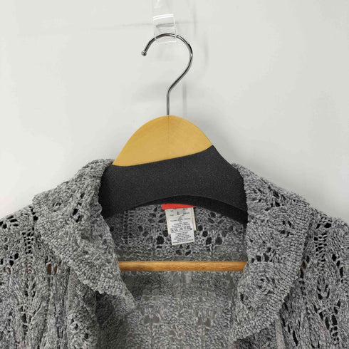 クリスチャンラクロワ Christian Lacroix クロシェ編みL/Sフリルカーディガン レディース JPN:L