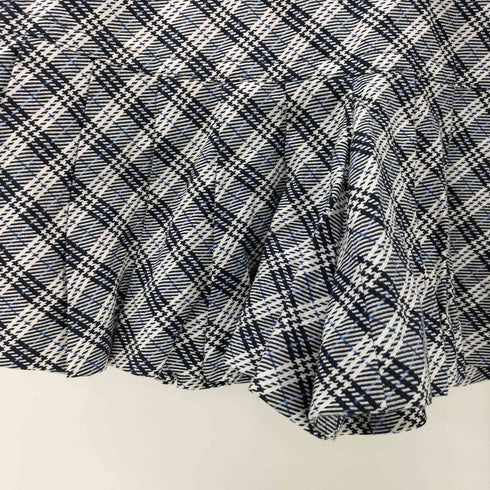 バーバリーブルーレーベル BURBERRY BLUE LABEL チェック プリーツ ミニ キュロット レディース JPN:38