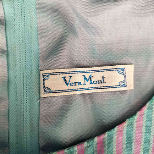 Vera mont dress OLD ベルト付きワンピース レディース
