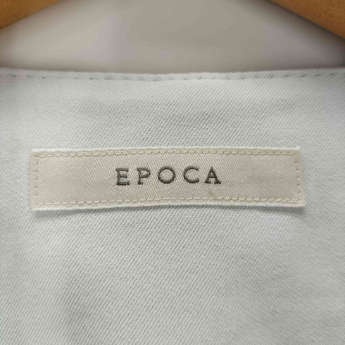 エポカ Epoca ポリリネンストレッチノーカラージャケット タイトスカート レディース 42