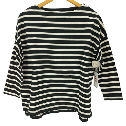 アンティカパターントルソ antiqua patterntorso バスクボーダーワイドトップス レディース