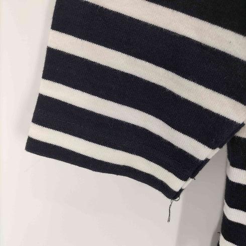 アンティカパターントルソ antiqua patterntorso バスクボーダーワイドトップス レディース