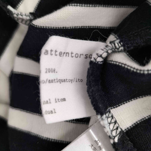 アンティカパターントルソ antiqua patterntorso バスクボーダーワイドトップス レディース