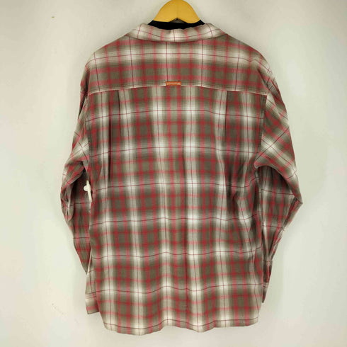 クイックシルバー Quiksilver 00S オープンカラーチェック L/S シャツ メンズ import:L