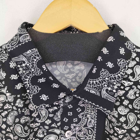 ノーアイディー NO ID. ペイズリー柄 L/S ロングシャツ メンズ ONE SIZE