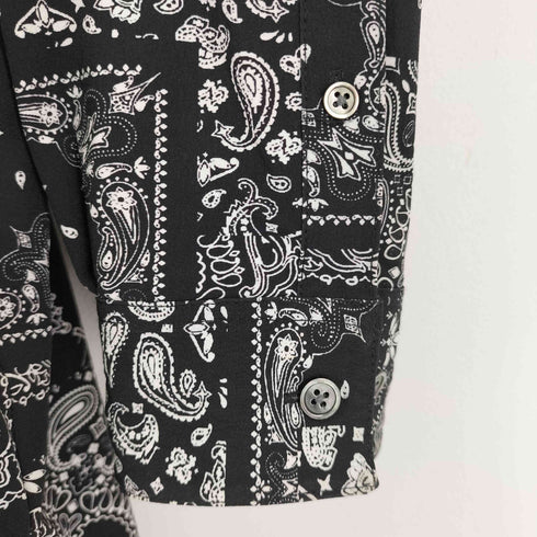 ノーアイディー NO ID. ペイズリー柄 L/S ロングシャツ メンズ ONE SIZE