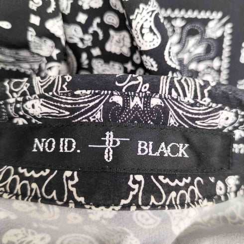 ノーアイディー NO ID. ペイズリー柄 L/S ロングシャツ メンズ ONE SIZE