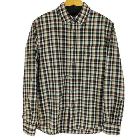 カンサイ KANSAI シアサッカー L/S チェックシャツ メンズ JPN:L