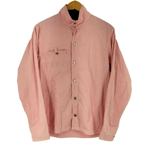 クイックシルバー Quiksilver フロントデザイン L/S ヒッコリーストライプシャツジャケット メンズ