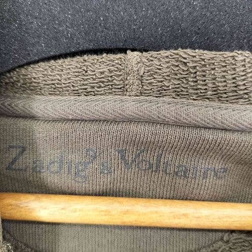 ザディグエヴォルテール ZADIG&VOLTAIRE ダメージ加工ジップフーディー メンズ