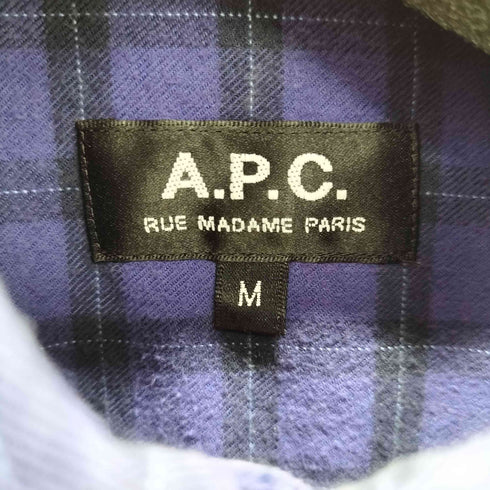 アーペーセー A.P.C. 13SS B.D ネルシャツ メンズ import:M
