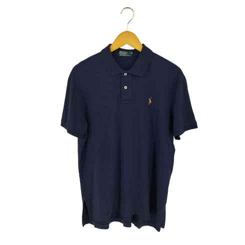 ポロバイラルフローレン Polo by RALPH LAUREN 90-00s スモールポニー刺繍 コットンポロシャツ メンズ import:L