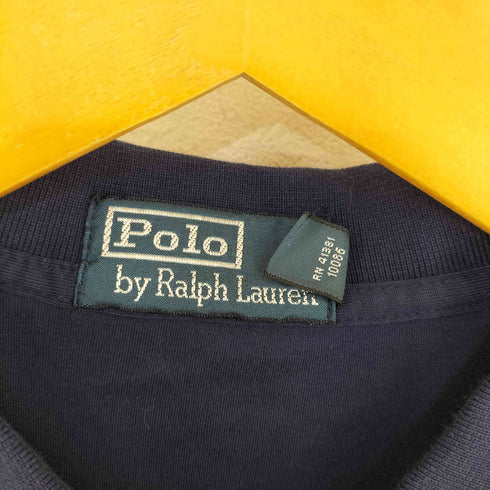 ポロバイラルフローレン Polo by RALPH LAUREN 90-00s スモールポニー刺繍 コットンポロシャツ メンズ import:L