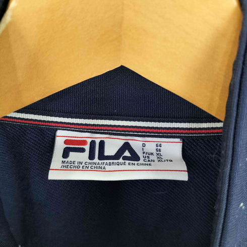 フィラ FILA バック刺繍 サイドライン ラグラントラックジャケット メンズ import:XL