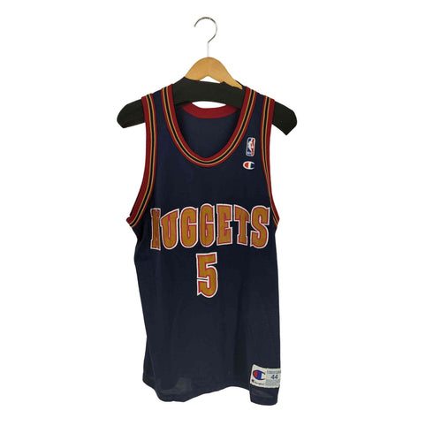 チャンピオン Champion 90s MADE IN USA #5 バスケットボール ナンバリング メッシュゲームシャツ メンズ US:44