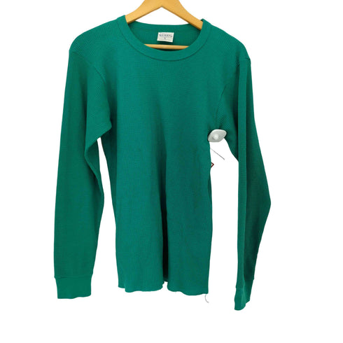 DOCTOR WRIGHT'S 80S~90S MADE IN USA ワッフル L/S クルーネックTシャツ レディース import:L