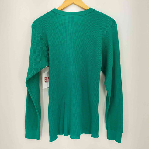DOCTOR WRIGHT'S 80S~90S MADE IN USA ワッフル L/S クルーネックTシャツ レディース import:L