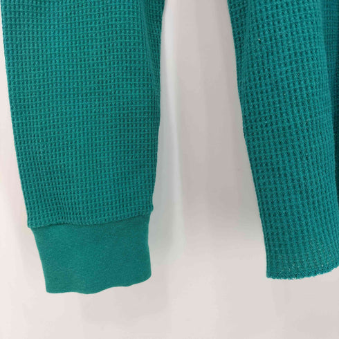 DOCTOR WRIGHT'S 80S~90S MADE IN USA ワッフル L/S クルーネックTシャツ レディース import:L