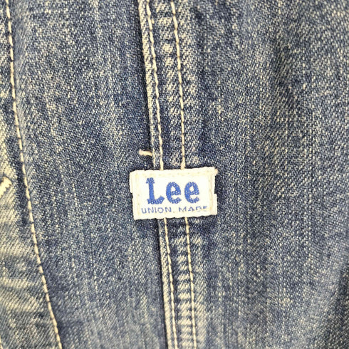 リー Lee インディゴ デニム オーバーオール メンズ M