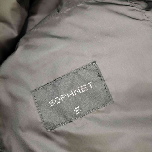 ソフネット SOPHNET. ダブルジップ フーデッドダウンジャケット ririジッパー メンズ JPN:S