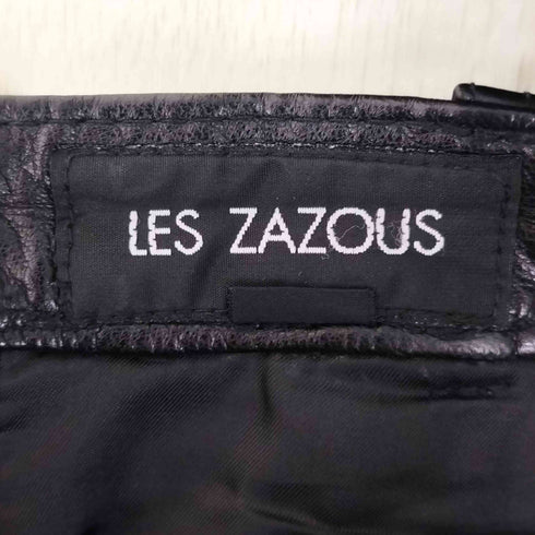 les zazous カウレザーパンツ メンズ
