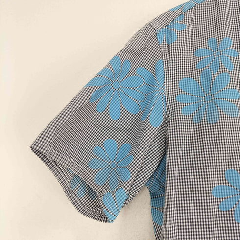 ステューシー Stussy ギンガムチェック 花柄 S/S シャツ メンズ JPN:M