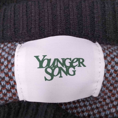 ヤンガーソング Younger Song YS Big logo knit メンズ JPN:L
