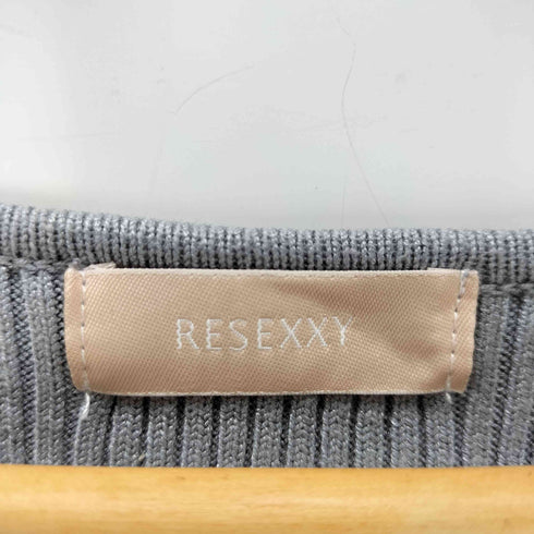 リゼクシー RESEXXY バックオープン長袖ニットワンピース レディース FREE