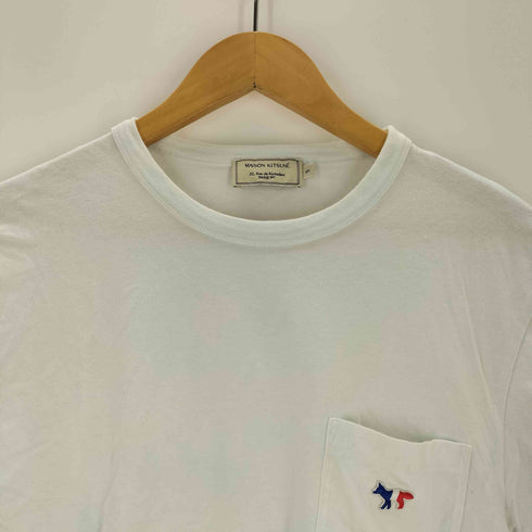 メゾンキツネ MAISON KITSUNE トリコロゴ クルーネックTシャツ メンズ JPN:S