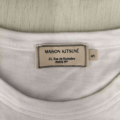 メゾンキツネ MAISON KITSUNE トリコロゴ クルーネックTシャツ メンズ JPN:S