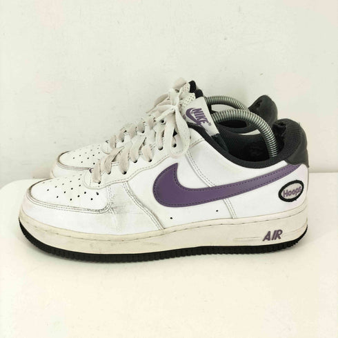 ナイキ NIKE Air Force 1 Low 07 LV8 White/Canyon Purple/Black メンズ JPN:25.5