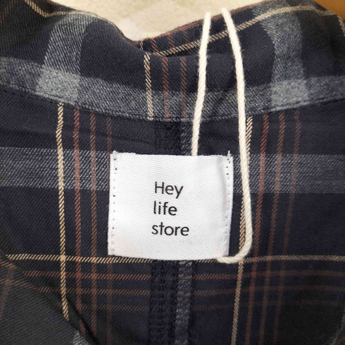 ヘイライフストア Hey life store flannel shirt レディース FREE