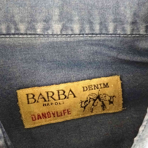 バルバ BARBA インディゴシャツ レディース 36 /14