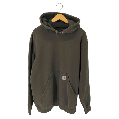 カーハート Carhartt Midweight パーカー フロントロゴ MIDWEIGHT PO HOODIE-MOSS モスグリーン メンズ import:L