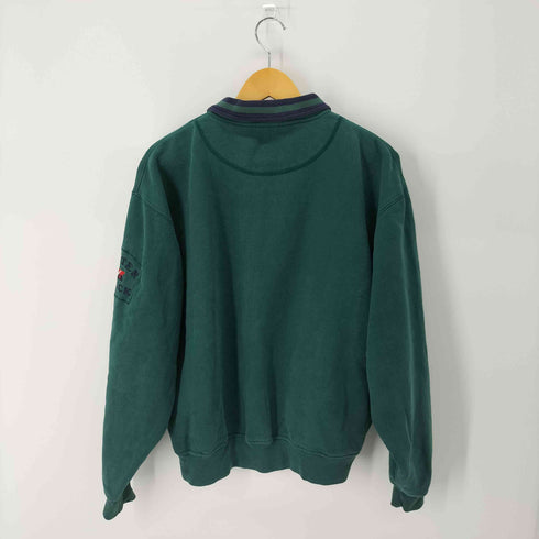 カッターアンドバック CUTTER&BUCK ワンポイント刺繍 ハーフジップスウェット メンズ import:L