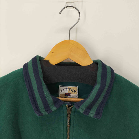 カッターアンドバック CUTTER&BUCK ワンポイント刺繍 ハーフジップスウェット メンズ import:L