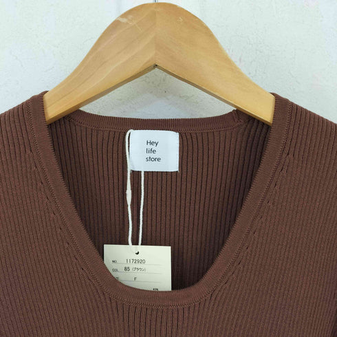 ヘイライフストア Hey life store rib tops レディース FREE