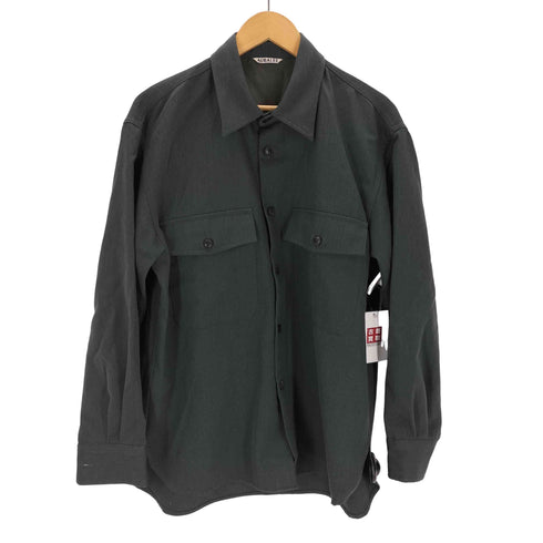 オーラリー AURALEE WOOL KID MOHAIR GABARDINE SHIRTS メンズ JPN:3