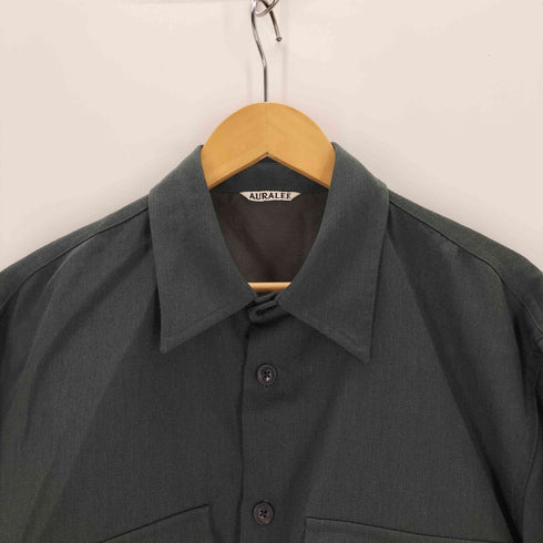 オーラリー AURALEE WOOL KID MOHAIR GABARDINE SHIRTS メンズ JPN:3