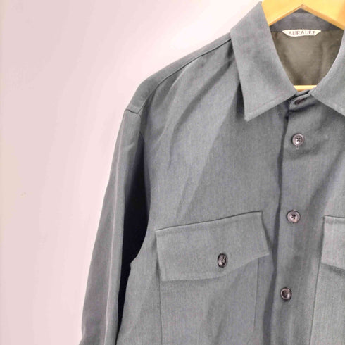 オーラリー AURALEE WOOL KID MOHAIR GABARDINE SHIRTS メンズ JPN:3