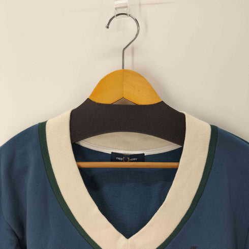 フレッドペリー FRED PERRY チルデンスウェットシャツ ワンポイント 鹿の子 メンズ import:L